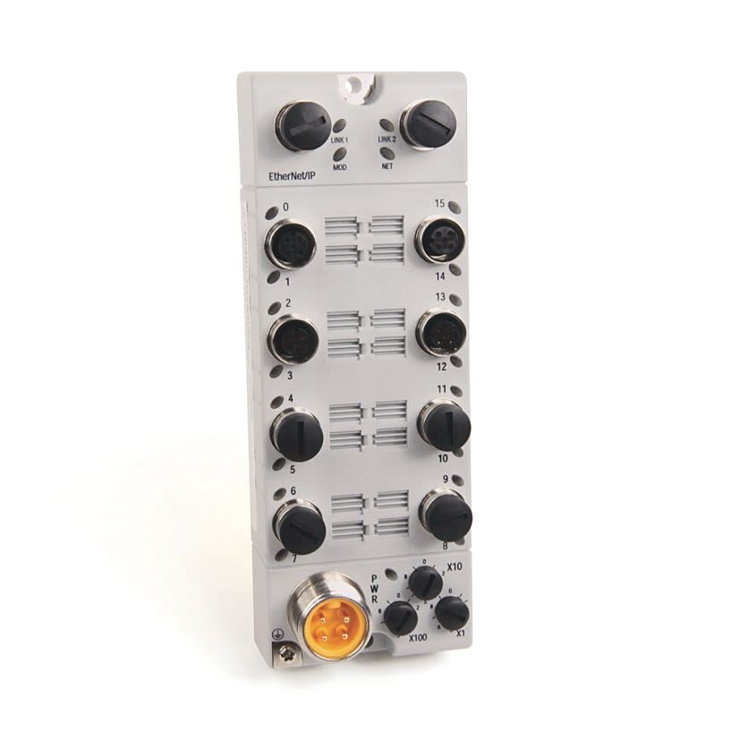 A-B Rockwell 1732E-IB16M12SOEDR ArmorBlock 16 Point DLR I/P Block