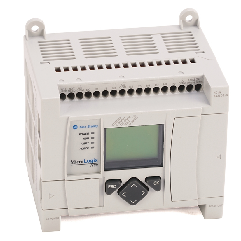 **DISCONTINUED** A-B Rockwell 1763-L16AWA MicroLogix 1100 16 Point Controller