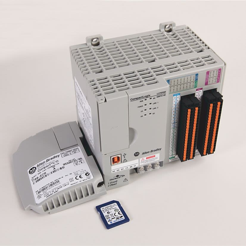A-B Rockwell  1769-L27ERM-QBFC1B CompactLOGIX 1MB DI/O AI/O Controller