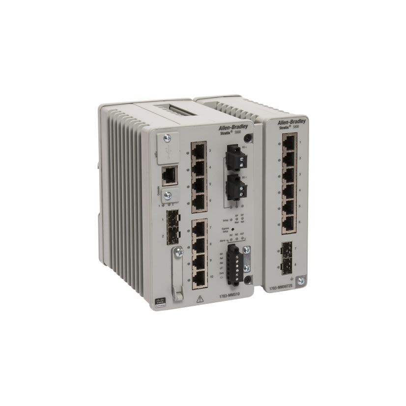A-B Rockwell 1783-MMS10BE Stratix 5800 10 Port Managed Switch