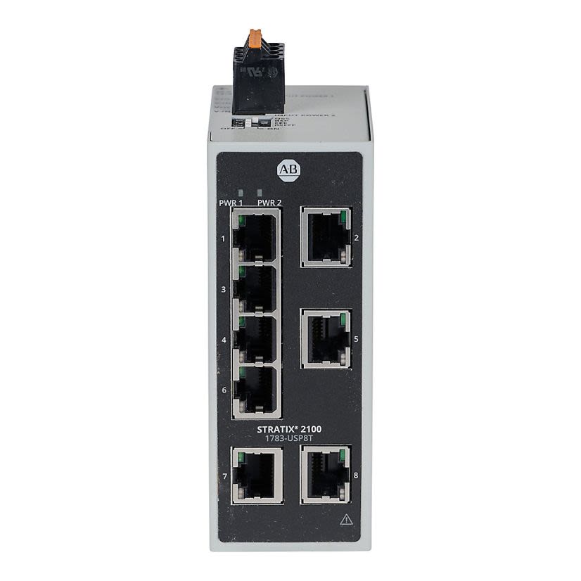 A-B Rockwell Automation 1783-USP8T Stratix 2100 Unmanaged Ethernet Switch