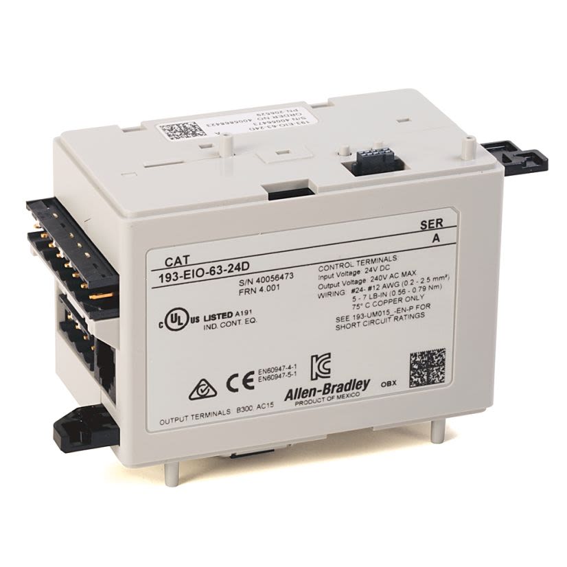 A-B Rockwell 193-EIO-63-24D E300/E200 24V DC Control Module