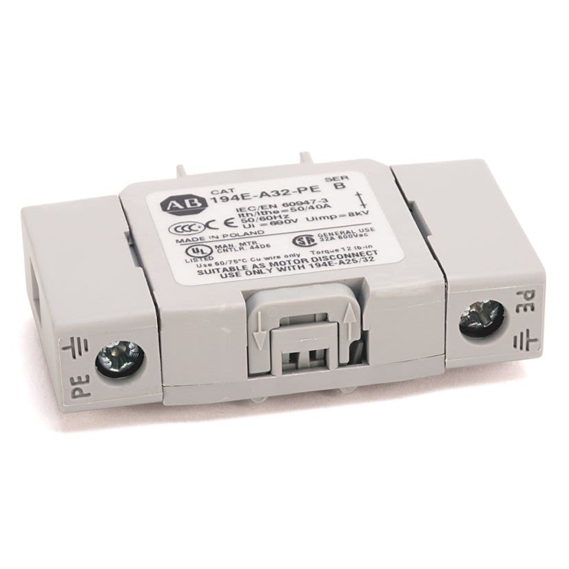 A-B Rockwell 194E-A32-PE 194E Earthing-Grounding Terminal