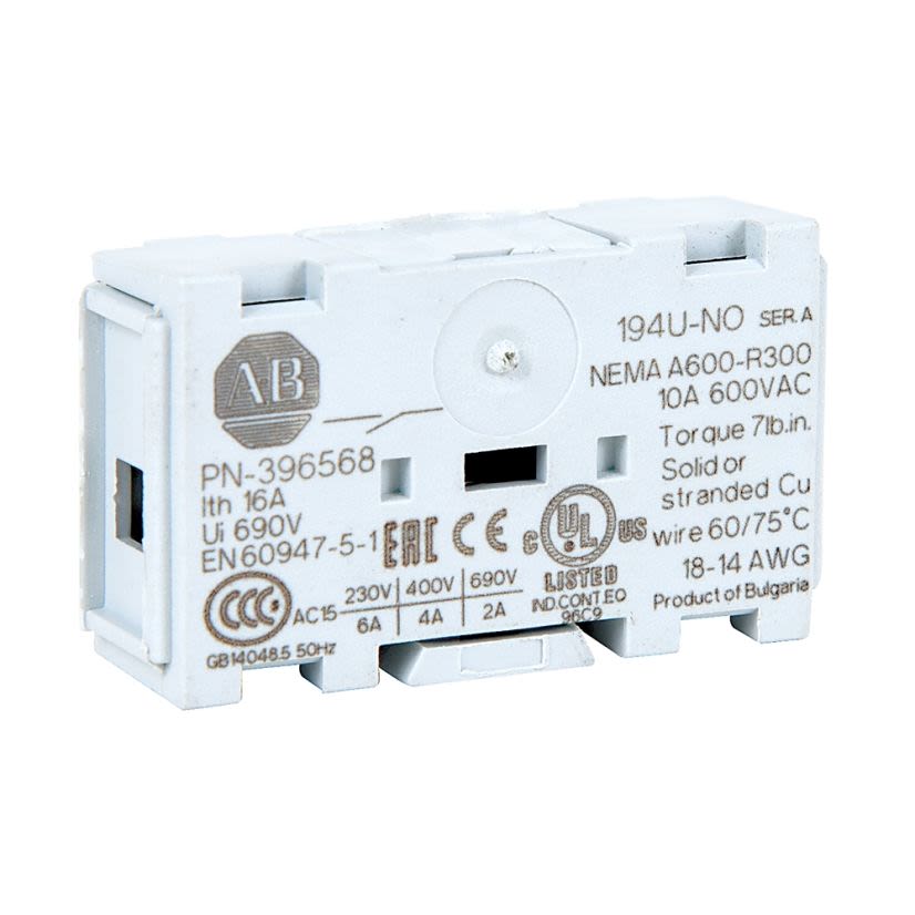 A-B Rockwell  194U-NO 194U Auxiliary Contact