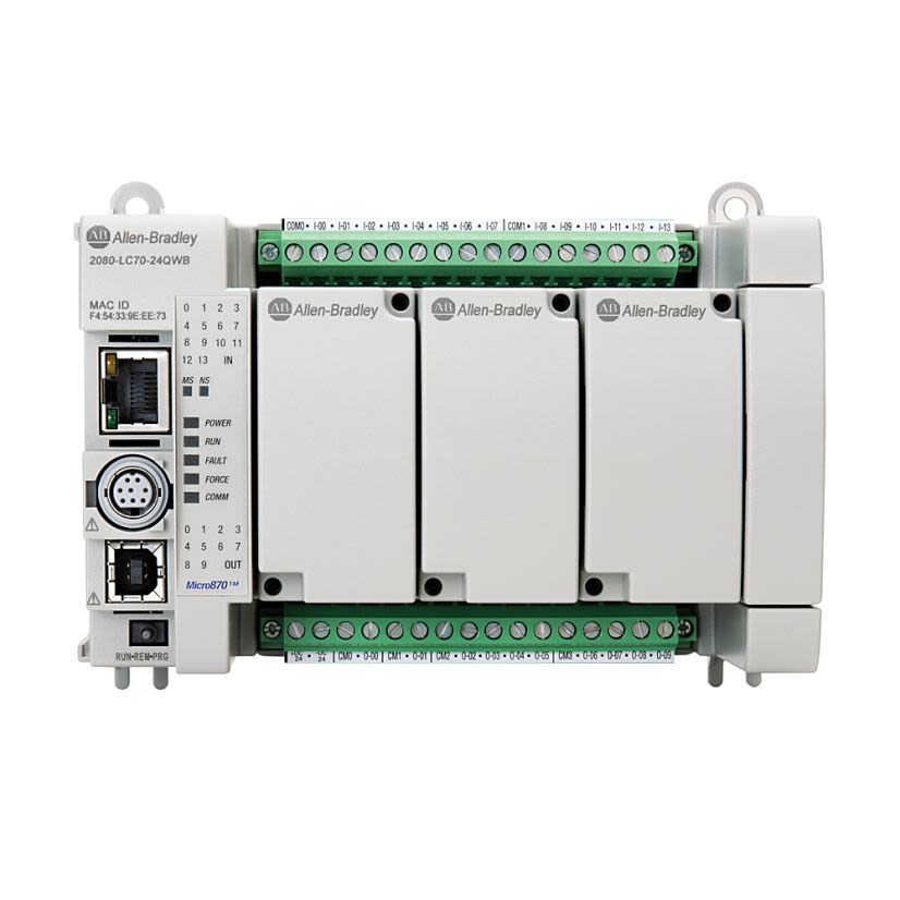 A-B Rockwell Automation 2080-L50E-24QBB Micro 850 24 I/O Ethernet/IP Controller