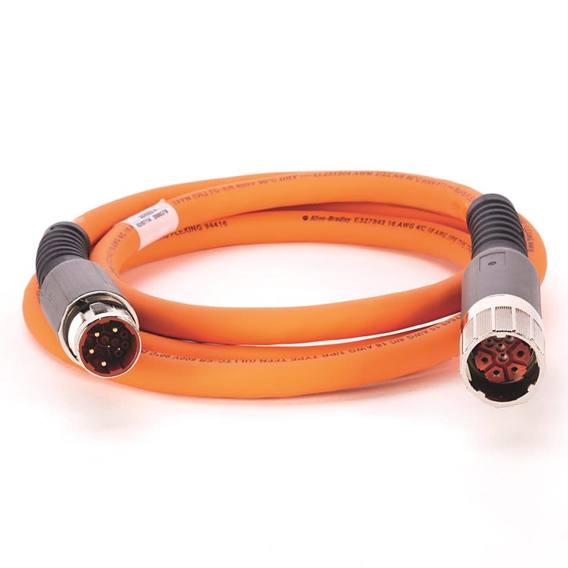 A-B Rockwell 2090-CPBM7E7-14AF05 MP-Series 5 m Length Pwr and Brake Cable