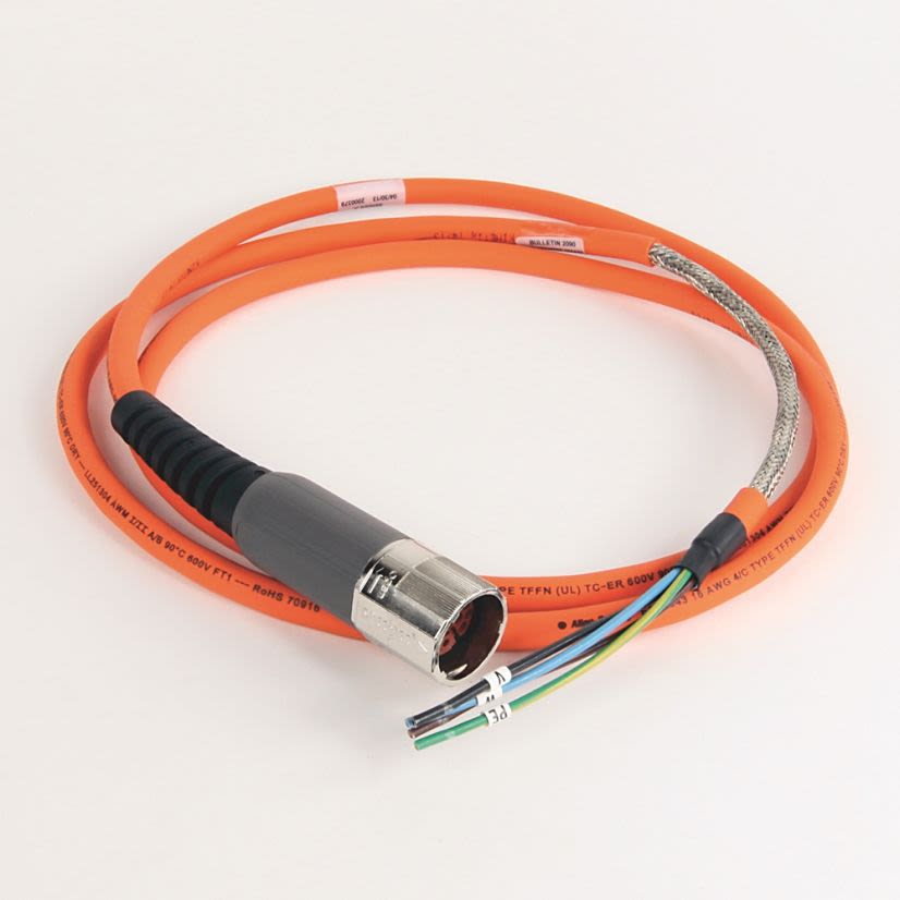 A-B Rockwell 2090-CPWM7DF-16AA02 MP-Series 2m Servo Power Cable