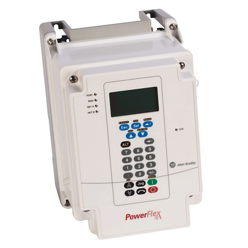 A-B Rockwell 20AD2P1C3AYNANC0 PowerFlex 70 AC Drive 2.1 A at 1 Hp 20A