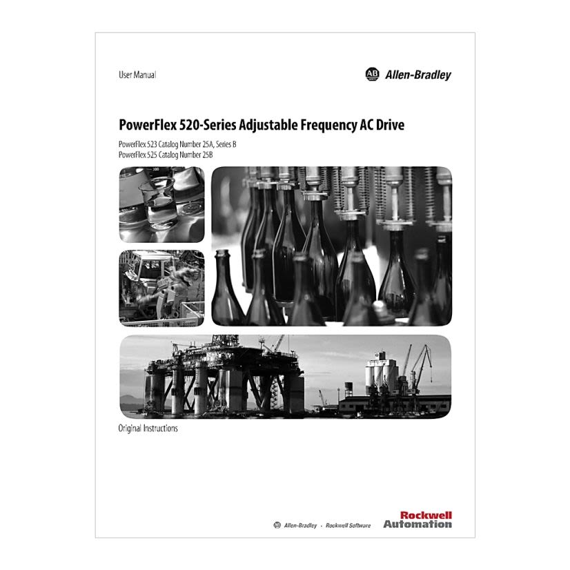 A-B Rockwell  25-UM-EN PowerFlex 520 Series AC Drive PUB. 520-UM001D-ENE