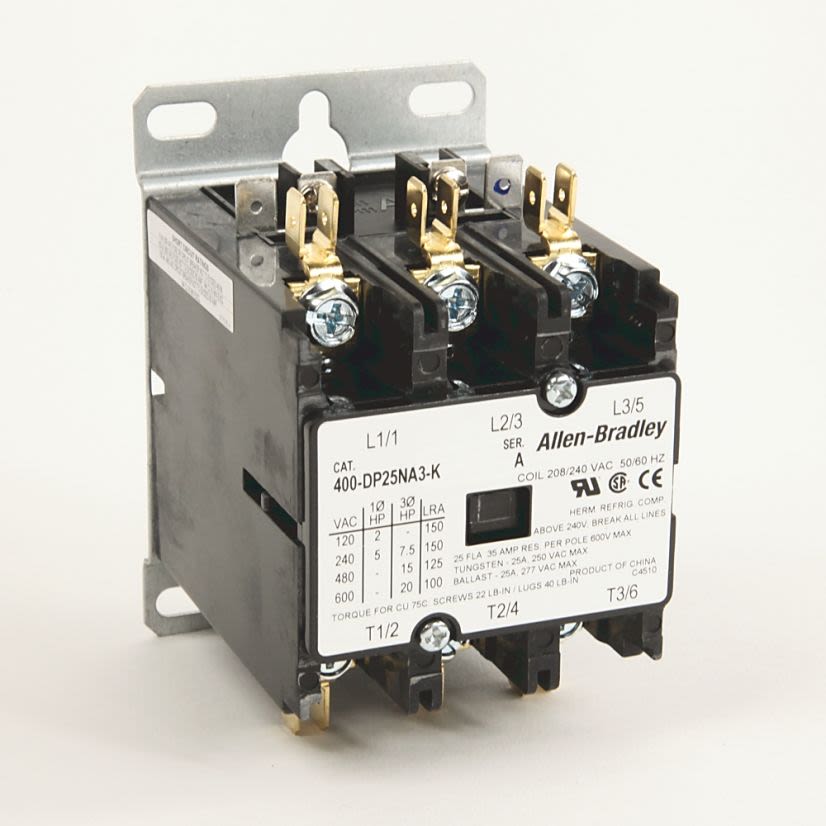 A-B Rockwell 400-DP25NA3 25 Amp Definite Purpose Contactor