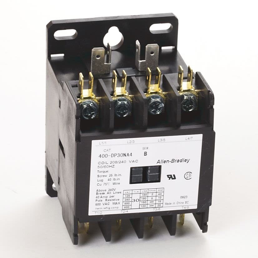 A-B Rockwell 400-DP30NJ2 30 Amp Definite Purpose Contactor