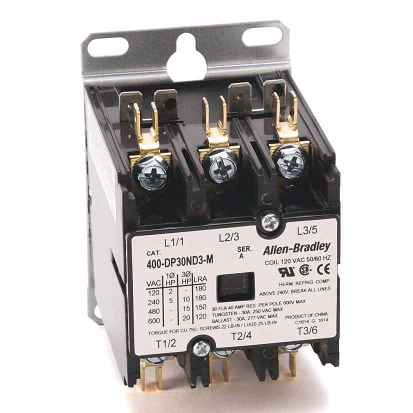 A-B Rockwell 400-DP30ND3 30 Amp Definite Purpose Contactor