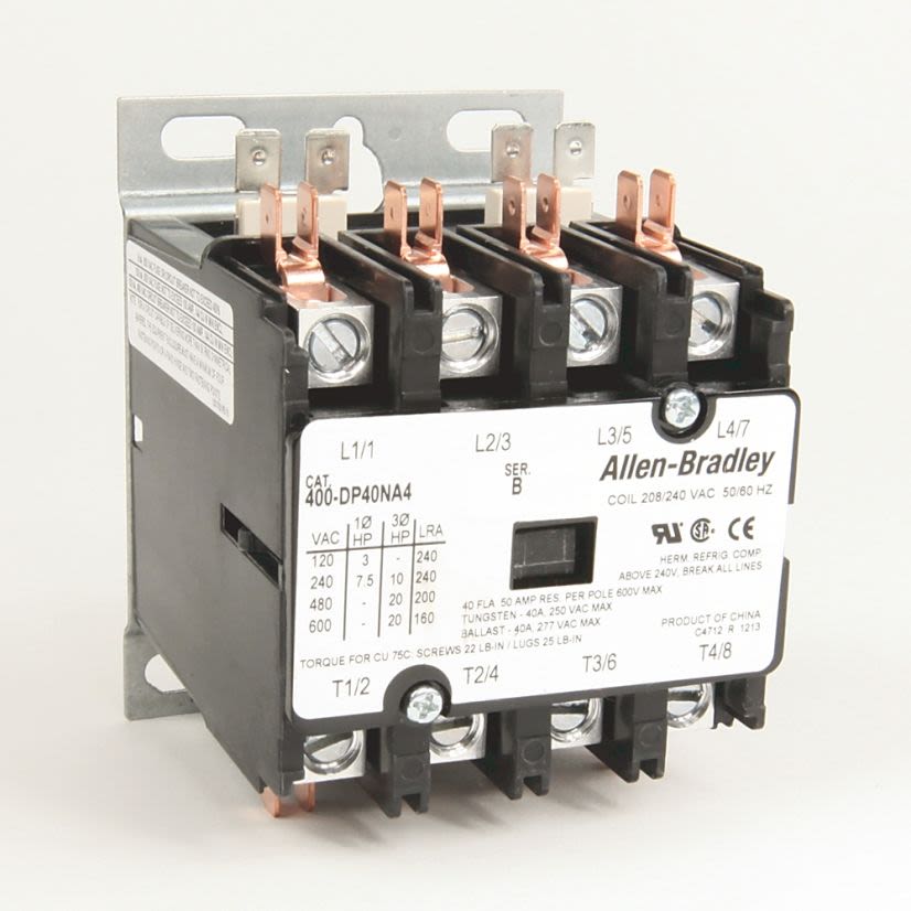 A-B Rockwell 400-DP40NA3 40 Amp Definite Purpose Contactor