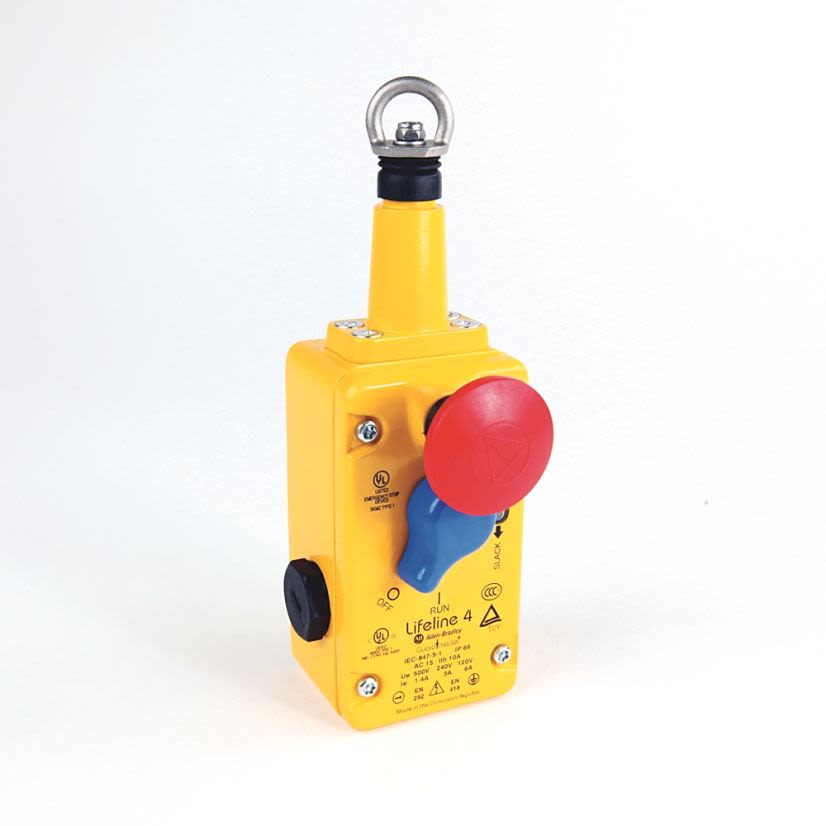 A-B Rockwell 440E-L13166 Guardmaster Lifeline 4 Cable Pull Switch