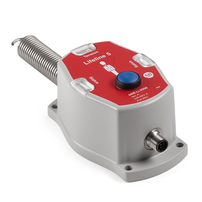 A-B Rockwell  440E-LL5SN8 LifeLine Emergency Cable Pull Switch. LifeLine 5, Standard Housing without E Stop