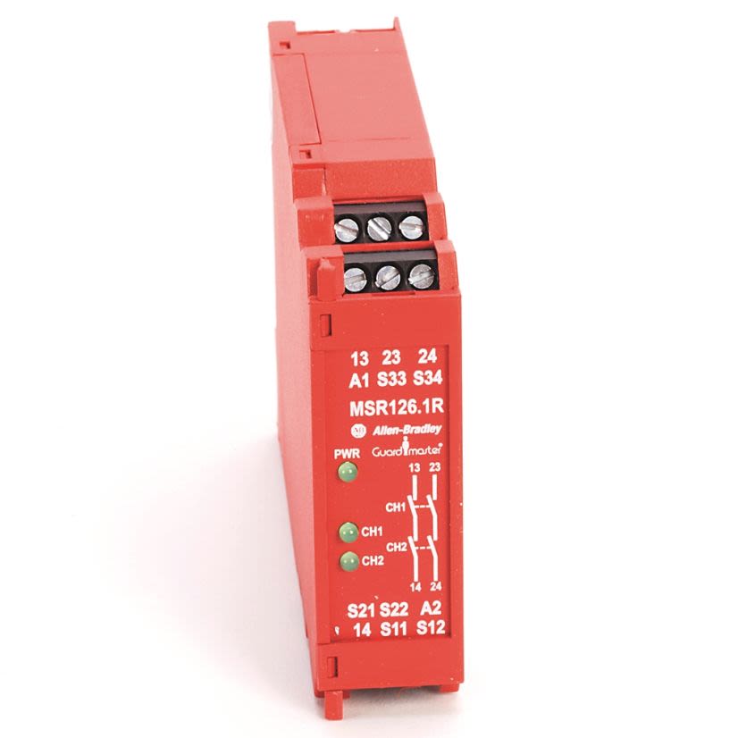 A-B Rockwell 440R-N23120 Guardmaster MSR126.1R Safety Relay