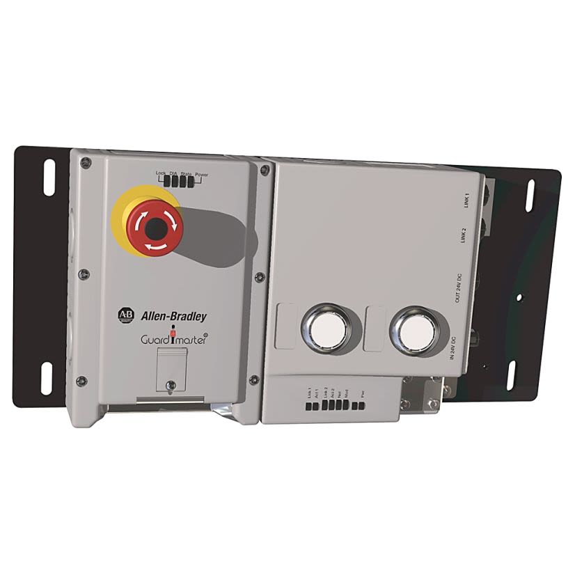 A-B Rockwell  442G-MABRB-UL-E0P49 PTR Left Ethernet Lock Module