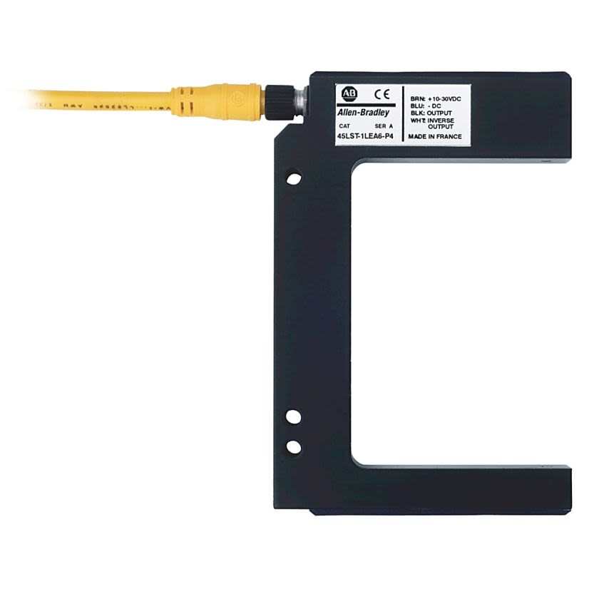 A-B Rockwell 45LST-1LEA6-P4 Side Through Hole Fork Sensor