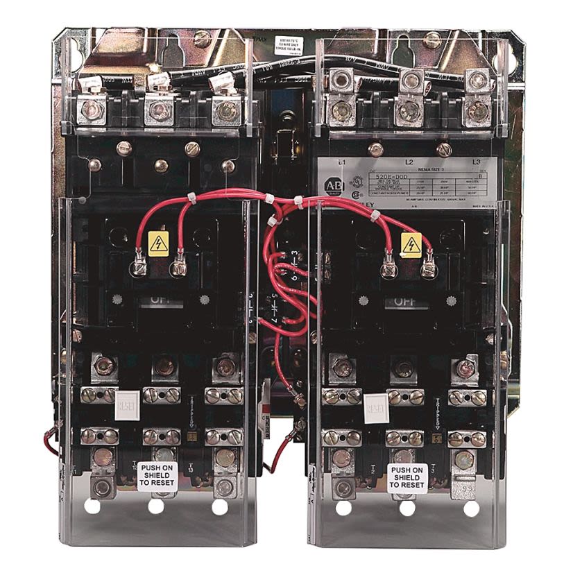 A-B Rockwell 520E-DOD-23 NEMA Size 3 2-speed Sep Winding Starter