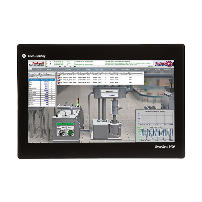 A-B Rockwell  6200T-19WA VERSAView Box THIN Client Industrial 18.5 Inch Widescreen Display THIN ClientNO SSD Dual Port Ethernet ACP THINManager READY Dual Display Output 24 VDC
