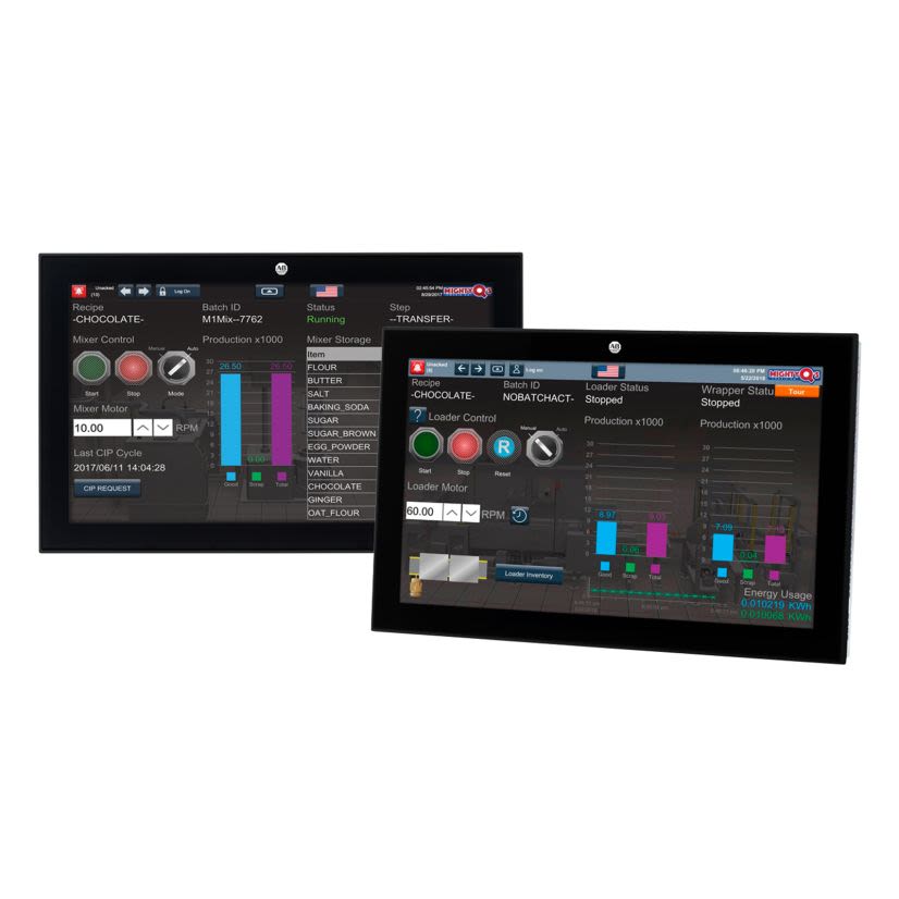 A-B Rockwell 6300P-185AAPSFDNB-3DABW19NNNANN-NN1S VersaView 6300P Fanless Panel PC