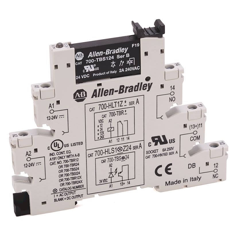 A-B Rockwell 700-HLS11Z24 GP Terminal Block Relay