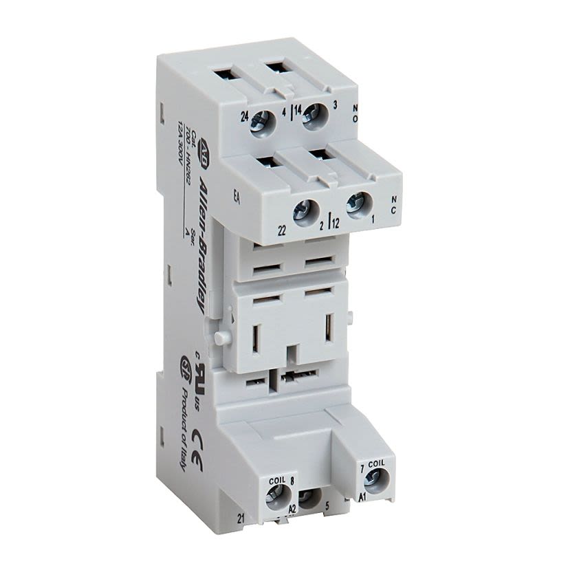 A-B Rockwell 700-HN262 8 Blade Screw Terminal Relay Socket
