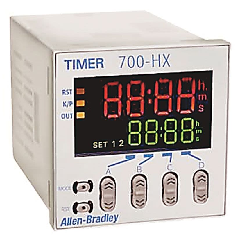 A-B Rockwell 700-HX86SA17 100-240V  LCD Display Digital Time Relay