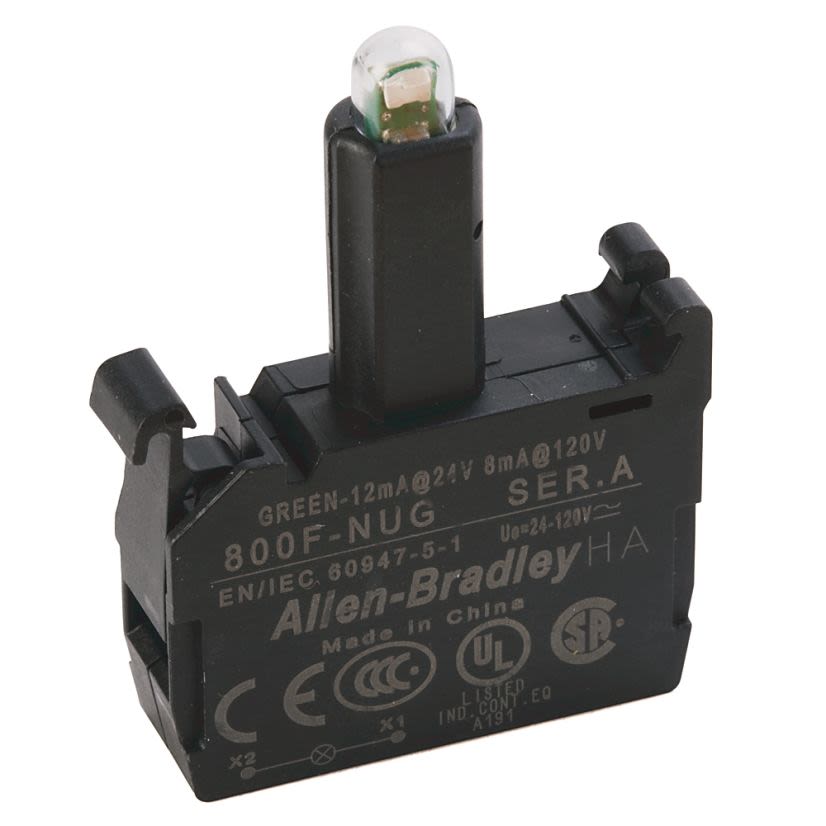 A-B Rockwell 800F-NUG 22mm LED Module 800F PB