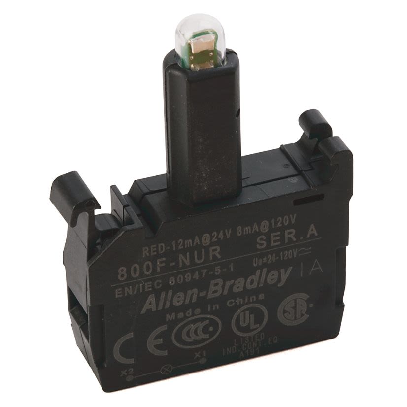 A-B Rockwell 800F-NUR 22mm LED Module 800F PB