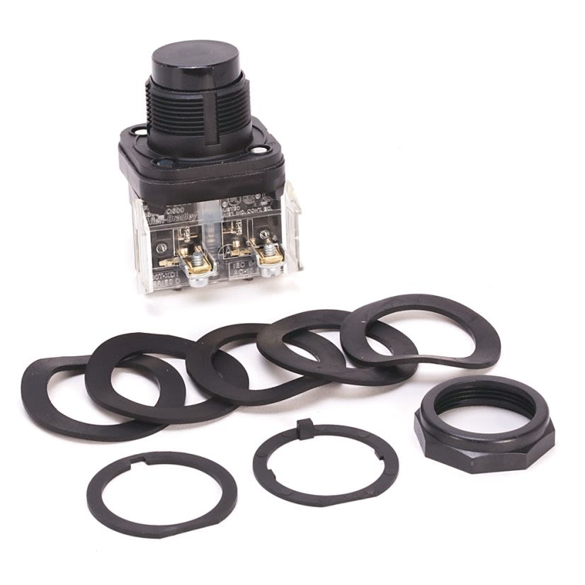 A-B Rockwell 800H-BR2D1 30mm Momentary Push Button 800H PB