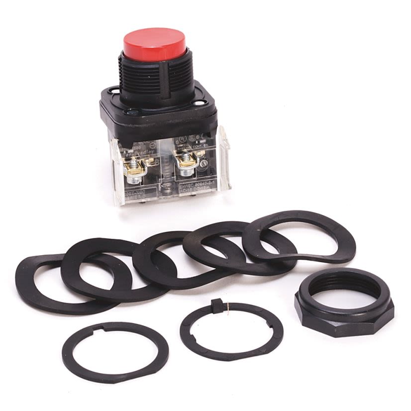 A-B Rockwell 800H-BR6D2 30mm Momentary Push Button 800H PB