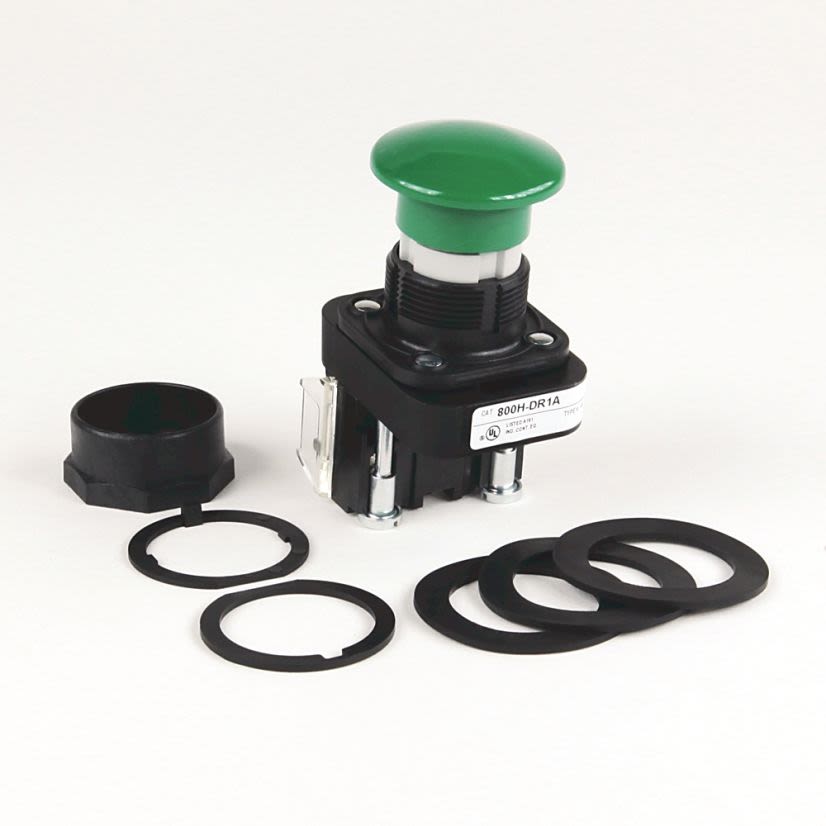 A-B Rockwell 800H-DR1A 30mm Momentary Push Button 800H PB