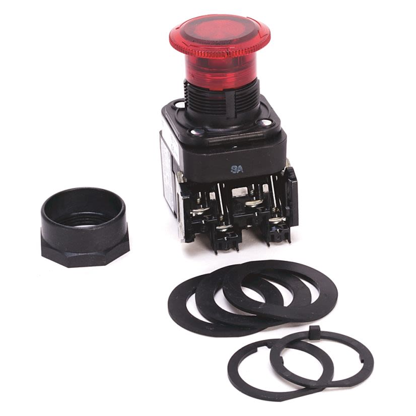 A-B Rockwell 800HC-FRXTQH2RA1 30mm Push-Pull Device 800H PB