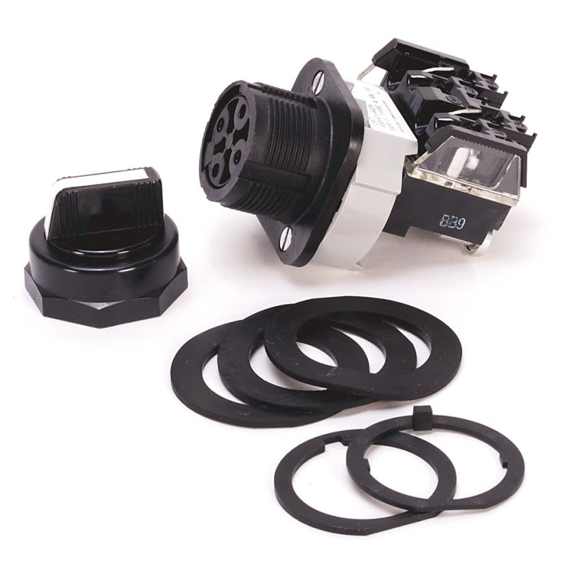 A-B Rockwell 800HC-HR2A2 30mm Selector Switch 800H PB