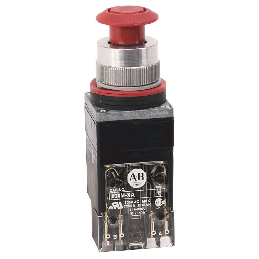 **DISCONTINUED** A-B Rockwell 800MR-FX6 Push-Pull Single Unit 800MR PB