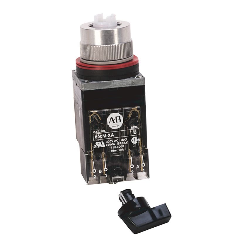 A-B Rockwell 800MR-HH2B 2 Position Selector Switch 800MR PB