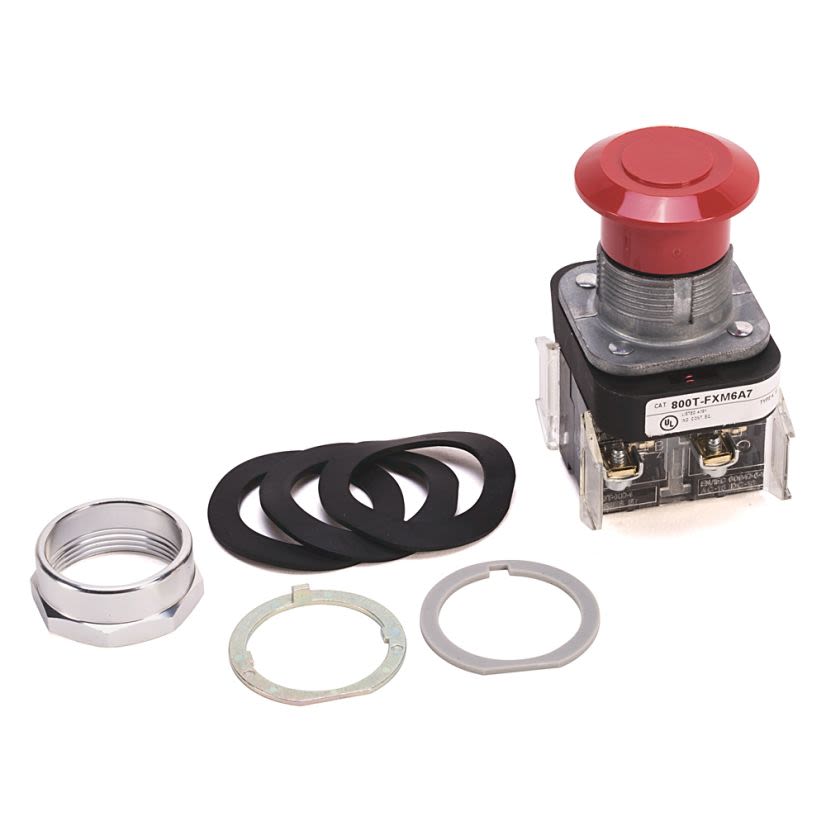 A-B Rockwell AU 800T-FXMQH2GA 30MM Push Pull Device 800T PB