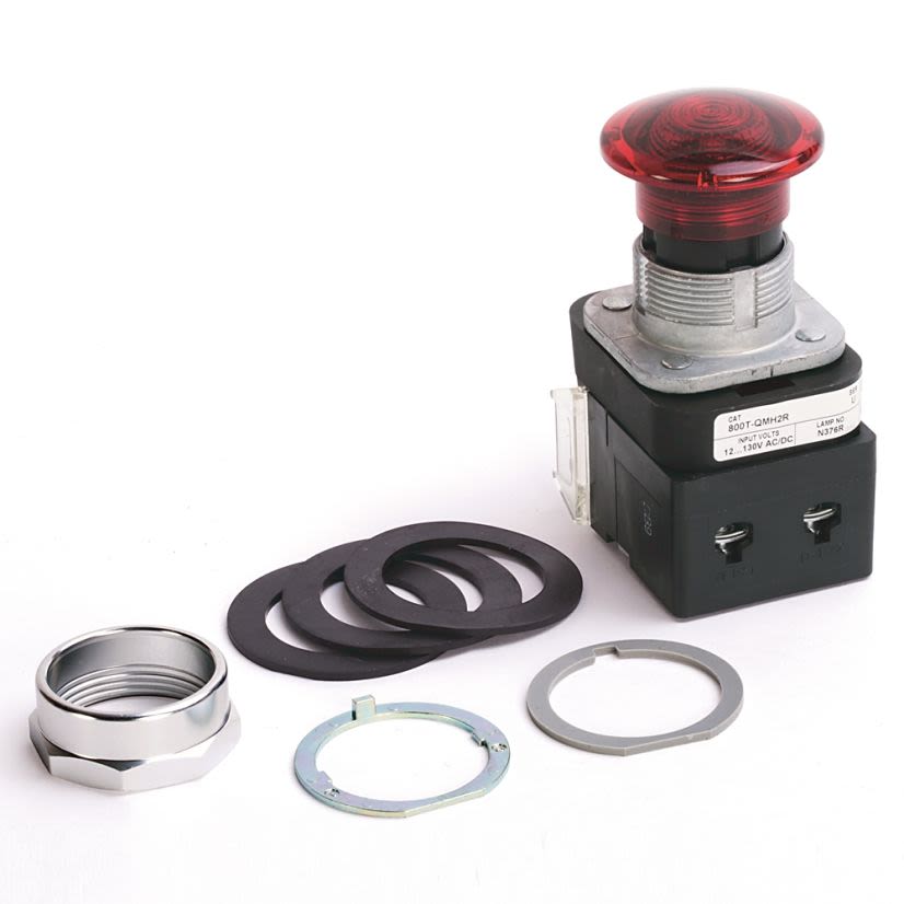 A-B Rockwell 800T-QMH2RD2 30mm Momentary Push Button 800T PB