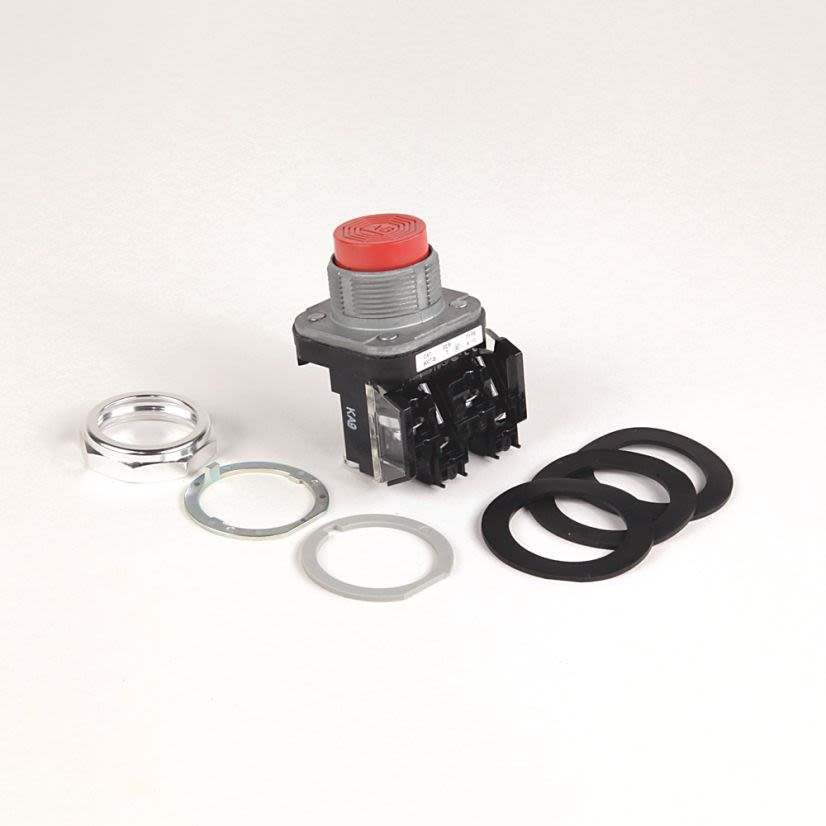 A-B Rockwell  800TC-B6B 30MM Momentary PushButton 800T PB