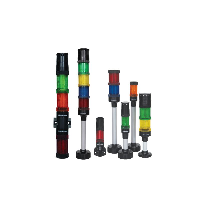 A-B Rockwell  854JC-NPTB24Y3Y5Y4 40 MM Config Stack Light
