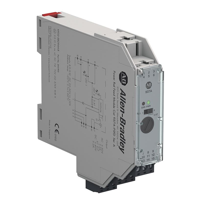 A-B Rockwell  937A-PSFD Power Rail Feed Module