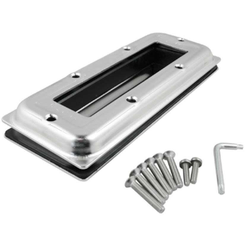 Roxtec ECF0001600021 Frame Kit, 9.213 in H x 3.661 in W x 1.654 in D, 1 Spaces, Stainless Steel