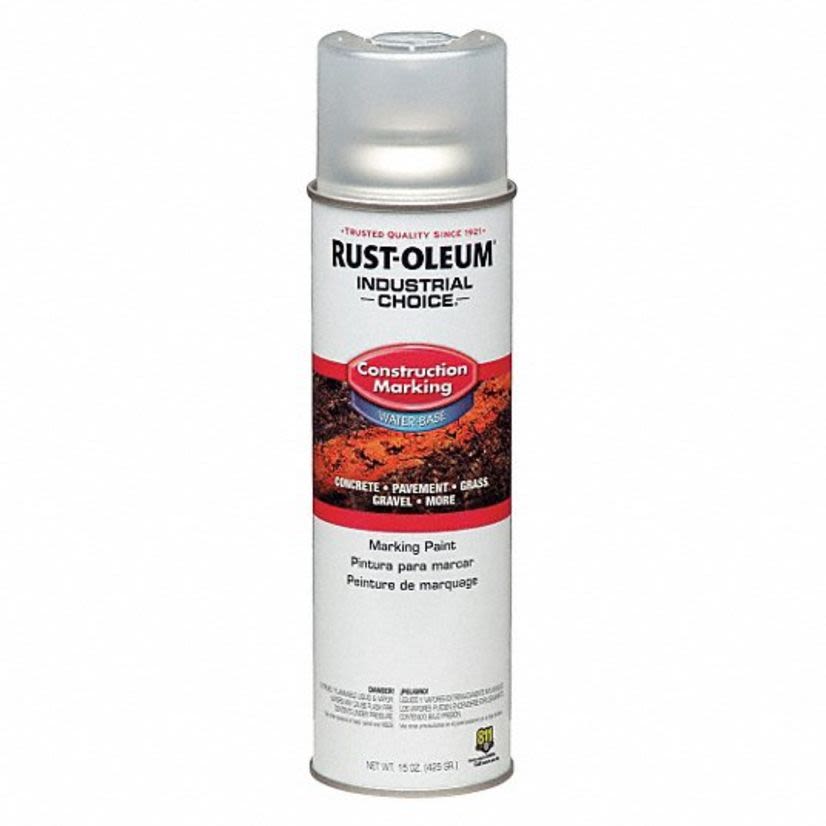 Rust-Oleum® 264693 M1400 General Purpose Water Base Marking Paint, 20 oz, Liquid, Clear, 400 Linear ft/gal with 1 in W Stripe