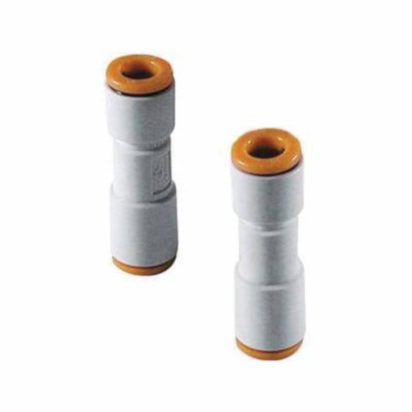 SMC AKH07-00 Straight Check Valve With One-Touch Fitting, -100 KPa to 1 MPa Pressure, Plastic Body