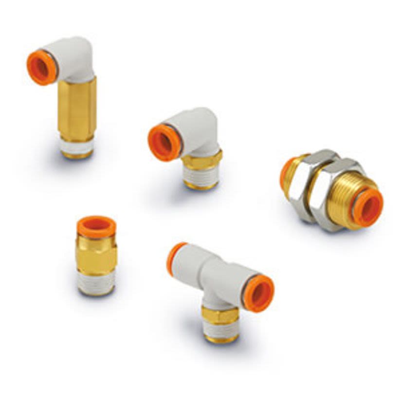 SMC KQ2L11-03AS FITTING MALE ELBOW 3/8 INCH TUBE X 3/8 INCH R