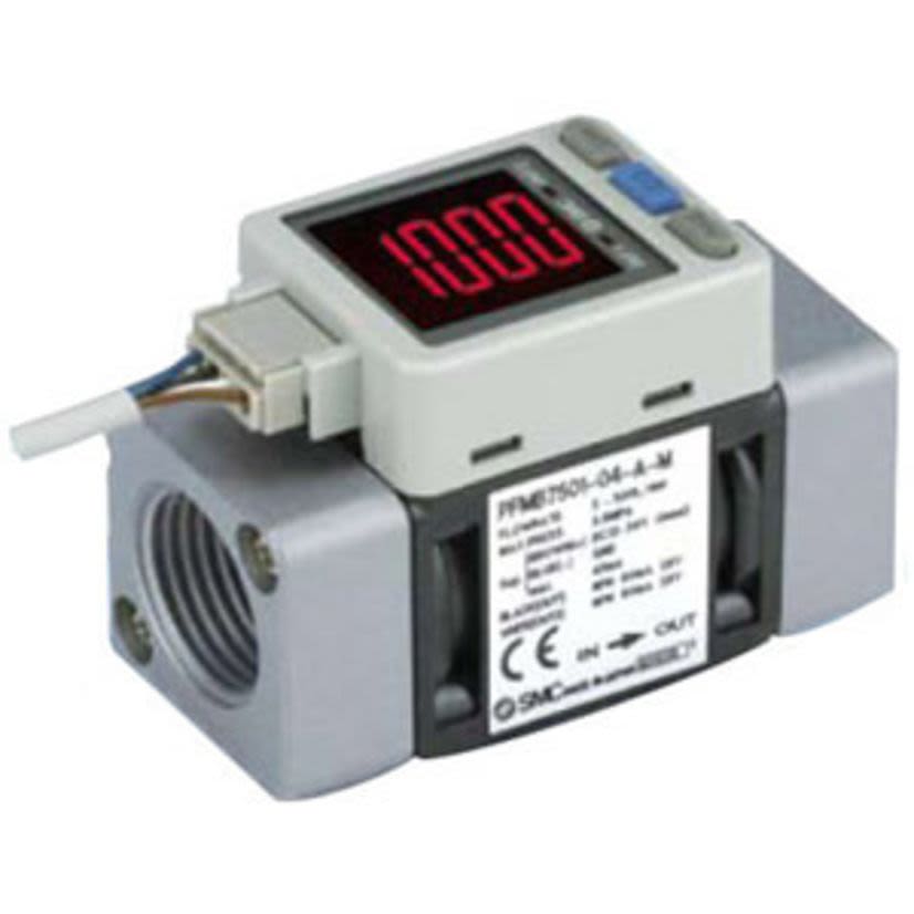 SMC PFMB7501-N04-E 2-COLOR DIGITAL FLOW SWITCH FOR AIR
