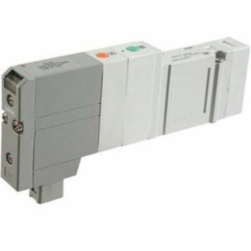 SMC SV1000-50-20A-C0 SV1000 Stacking Tie-Rod Base Block Assembly, 12/24 VDC, -100 KPa to 0.7 MPa, -10 to 50 deg C