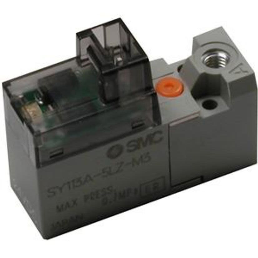 SMC SY100-82-3-05 SY Series DIN Connector, For Use With SY3000 Series, 3/5/6/12/24 V DC, 100/110/200/220 V AC Coil Rated Voltage