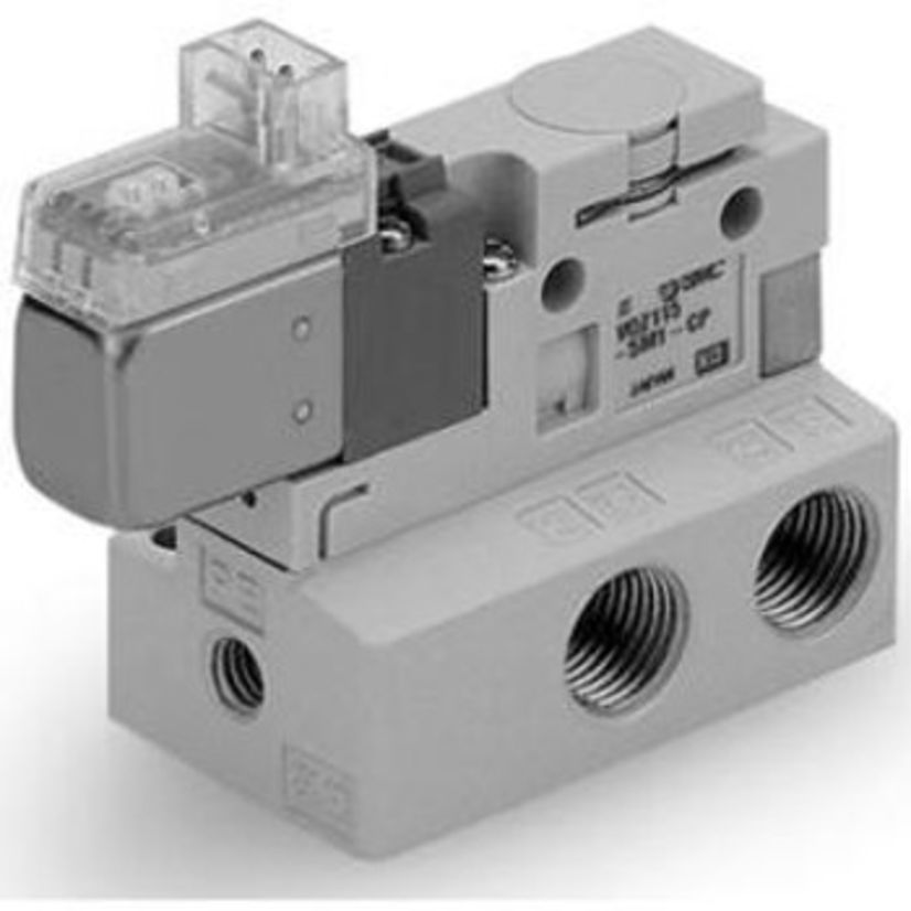 SMC VQZ115-5LJ1-CP VALVE BASE MOUNTED (DC)